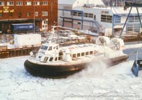 AP1-88 hovercraft with the Scandinavian company SAS -  (credit: The <a href='http://www.hovercraft-museum.org/' target='_blank'>Hovercraft Museum Trust</a>).